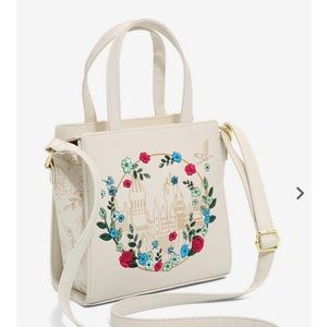 Loungefly Harry Potter Hogwarts Floral Satchel Bag